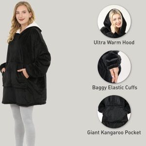 hooded blanket new
